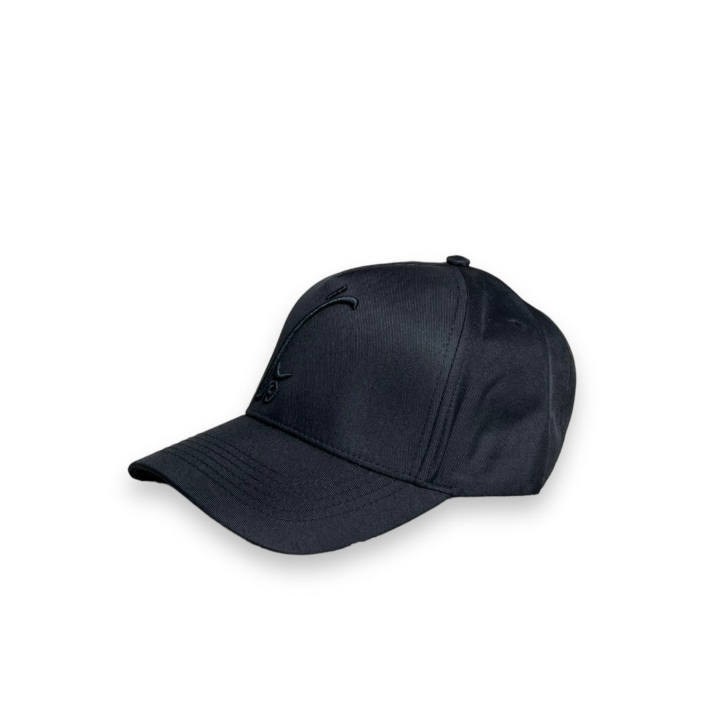 signaturé black stitch fitted cap] – boutiquéolii